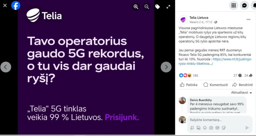 „Bitė“: vartotojų teisės sugriovė RRT interneto matavimus – jie klaidina ir turi būti pašalinti